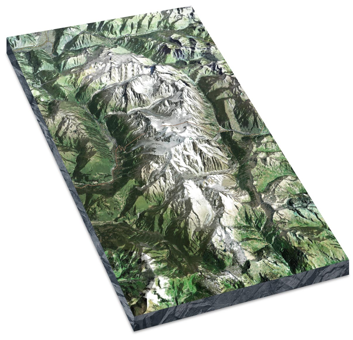 Tour du Mont Blanc map - full route