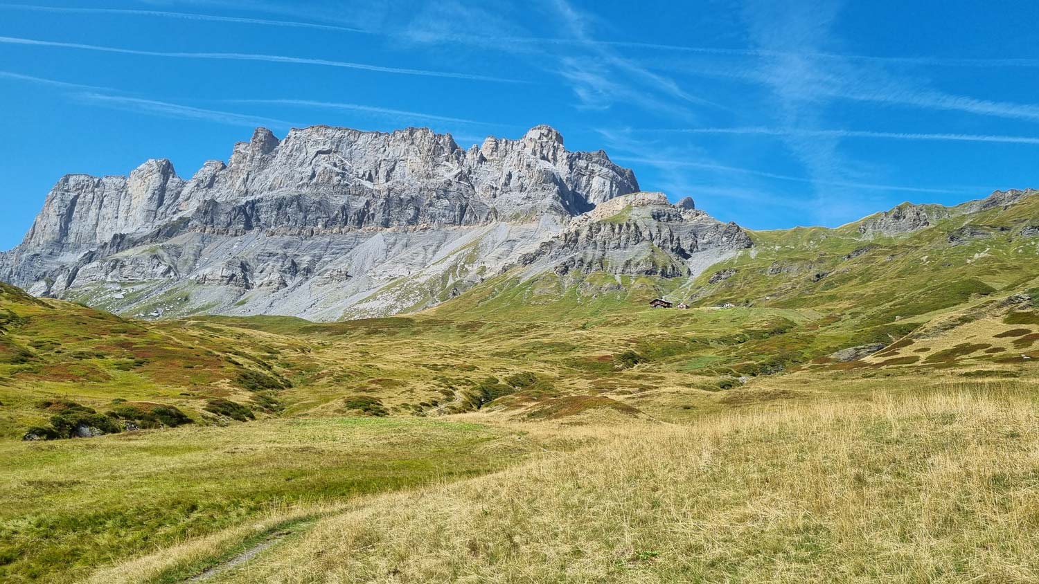 View of the Anterne Mountain from the Passy Valley