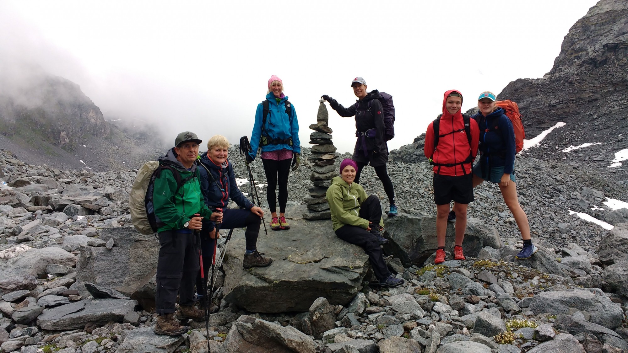 day 4 group shot walkers haute route 2019