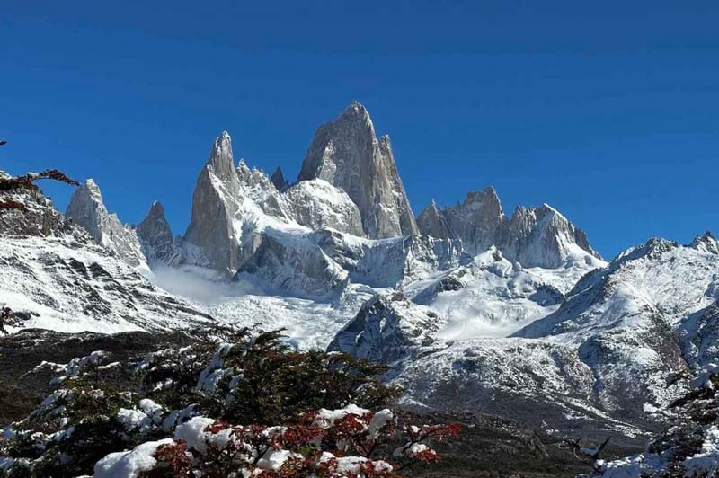 Photo showing Mont Fitz Roy range in the Los Glaciers National Park