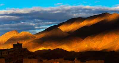 A view of the Atlas mountains